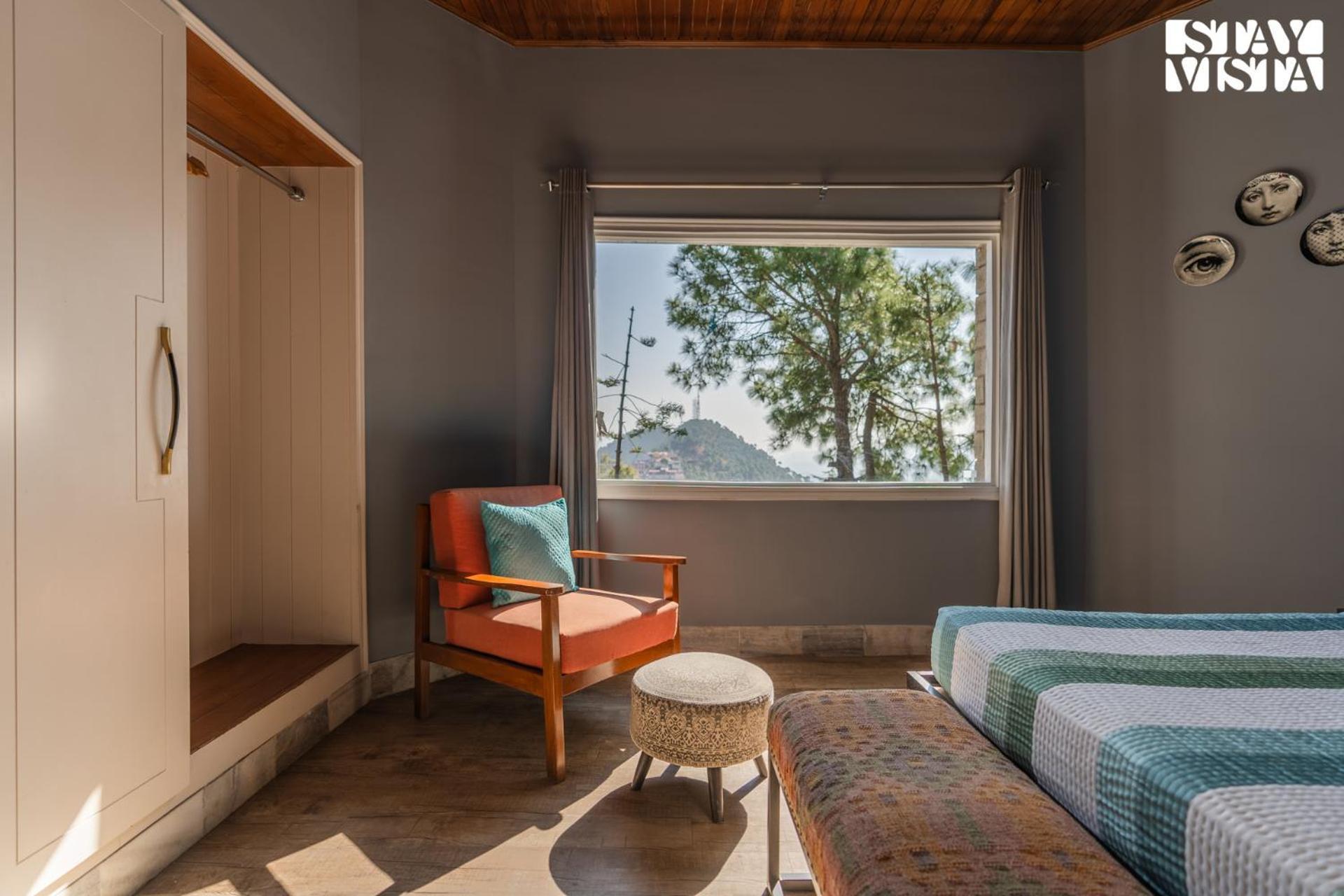 Stayvista At Serene With Outdoor Bonfire Barog Exterior foto