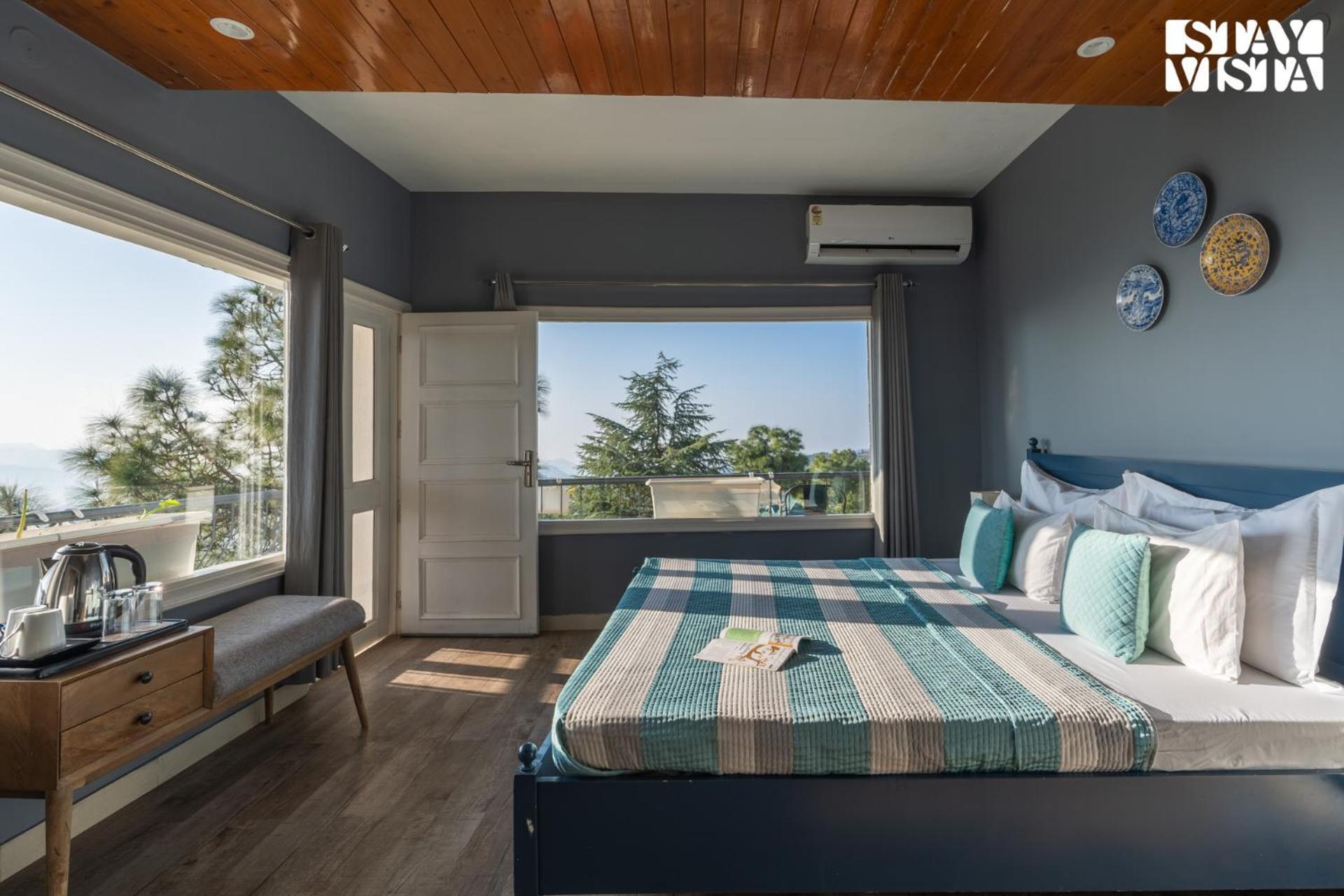Stayvista At Serene With Outdoor Bonfire Barog Exterior foto