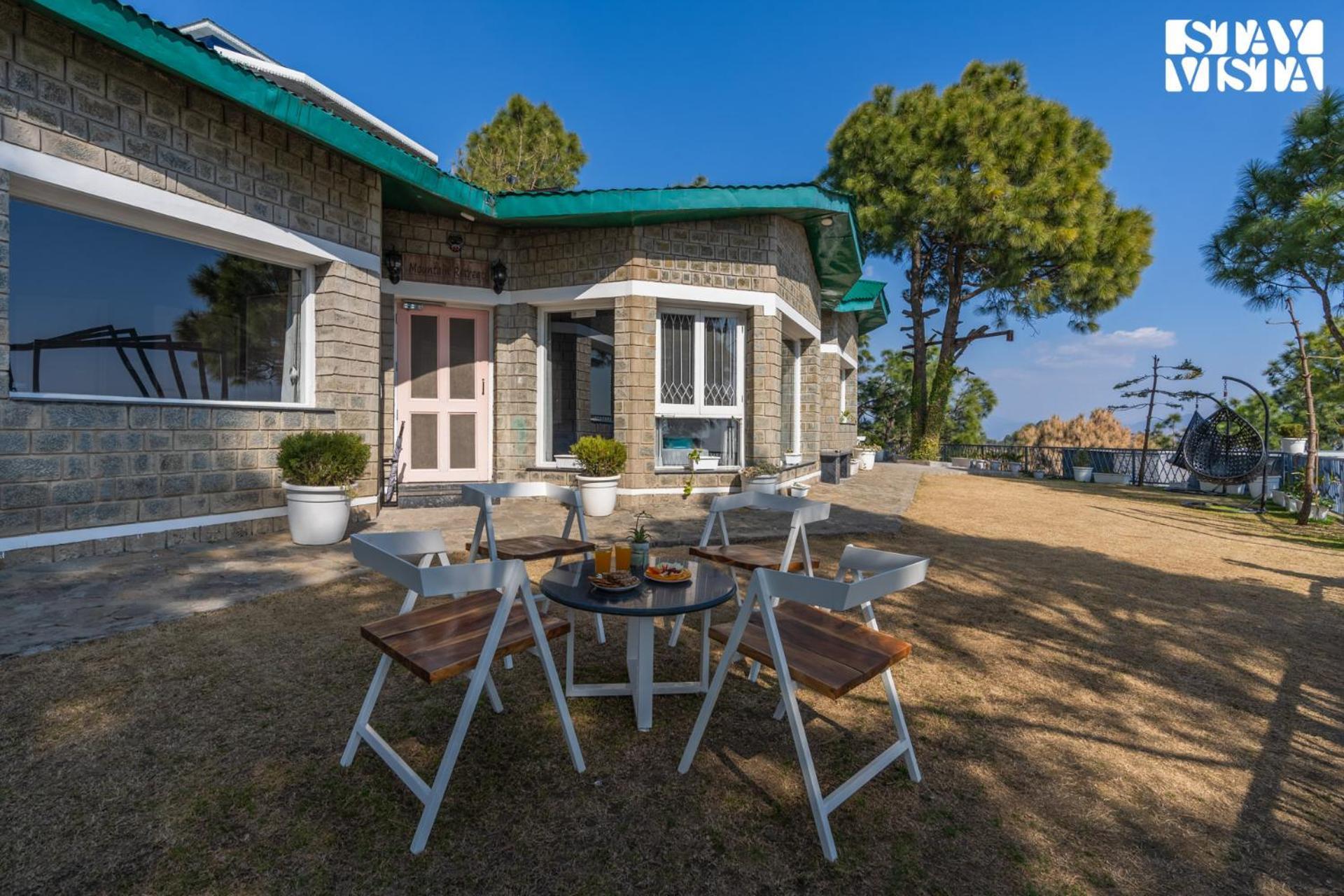 Stayvista At Serene With Outdoor Bonfire Barog Exterior foto