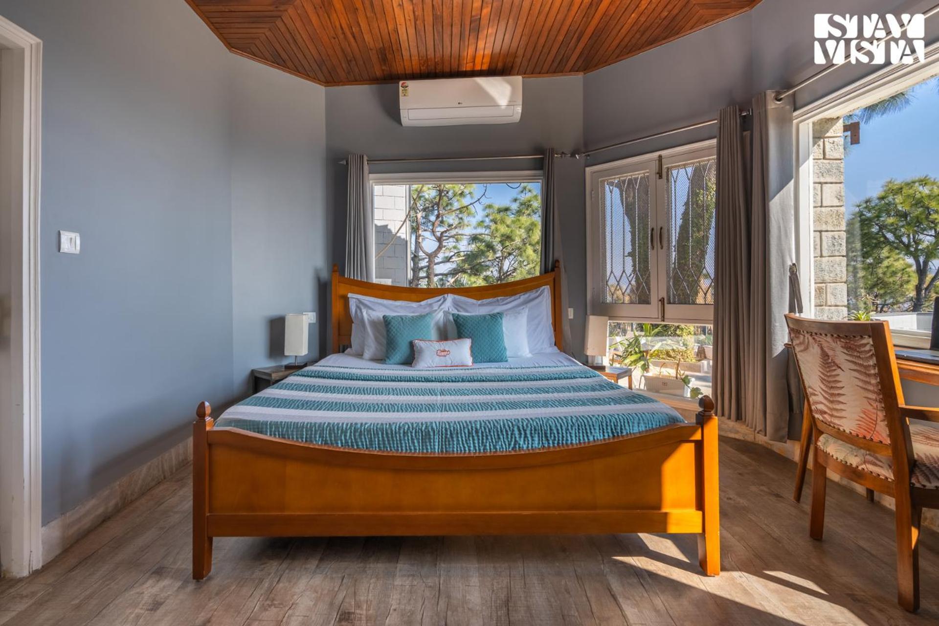 Stayvista At Serene With Outdoor Bonfire Barog Exterior foto