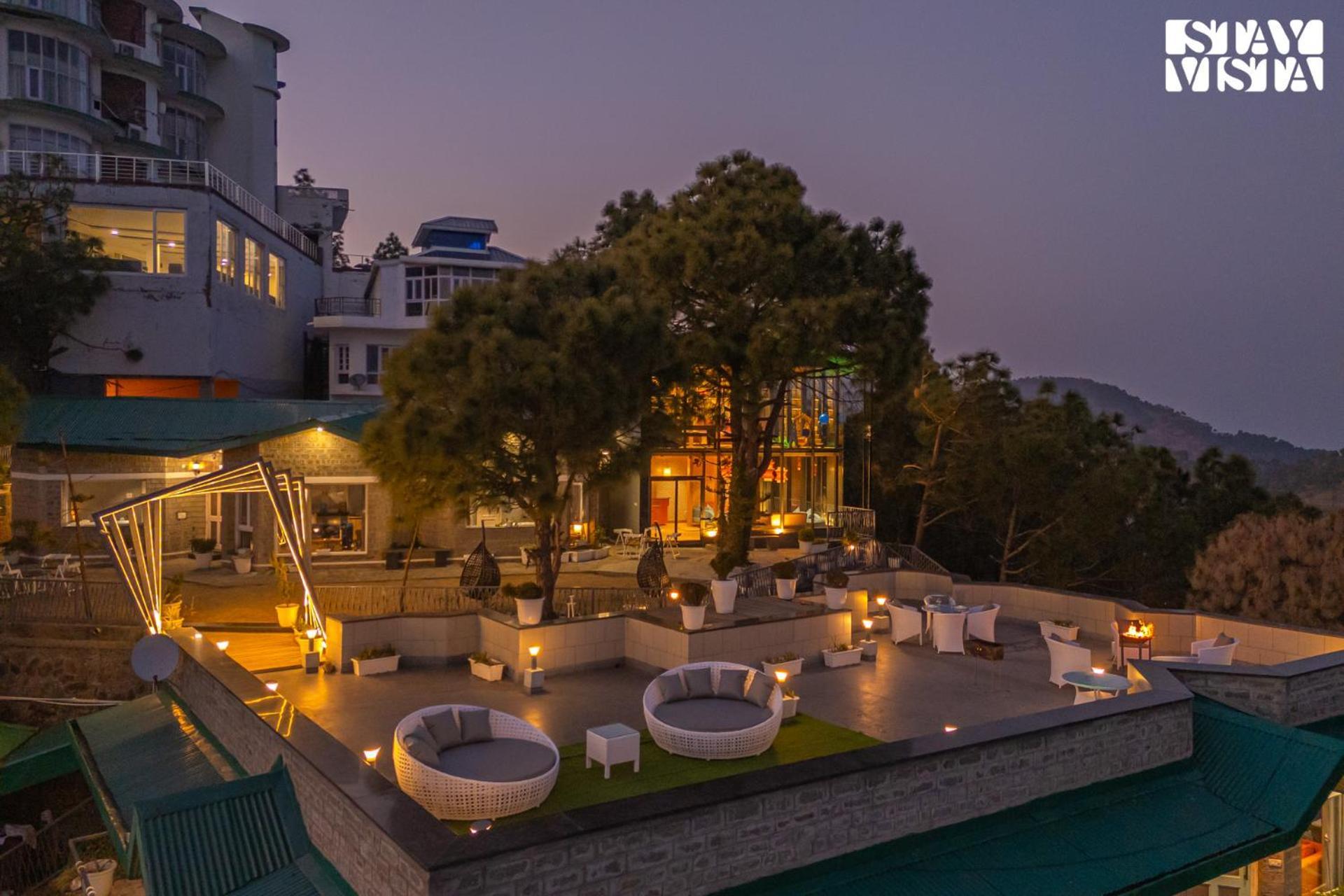 Stayvista At Serene With Outdoor Bonfire Barog Exterior foto